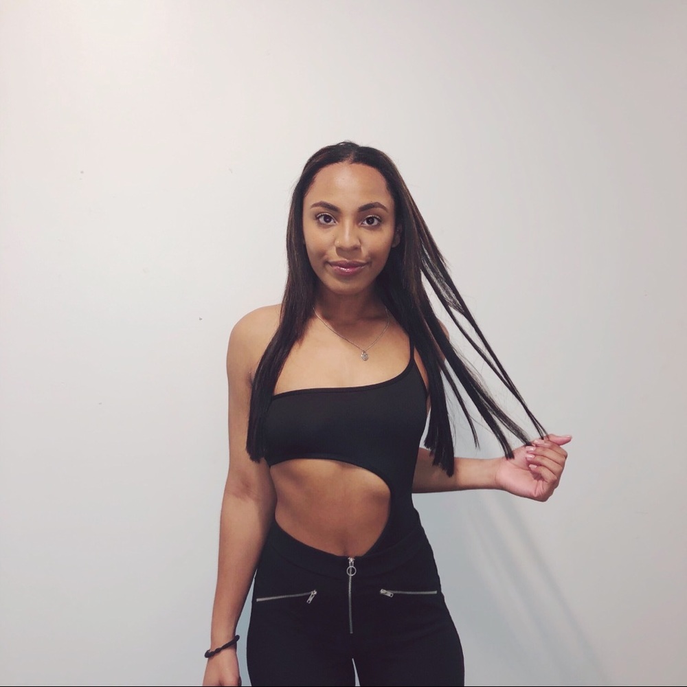 Pretty little thing cut out body suit